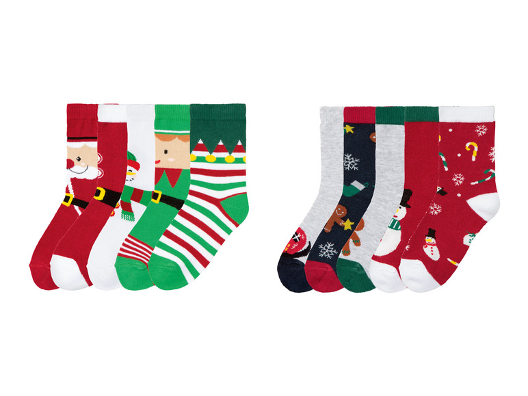 Prejsť na zobrazenie na celú obrazovku: pepperts!® Detské vianočné ponožky, 5 párov – obrázok 1