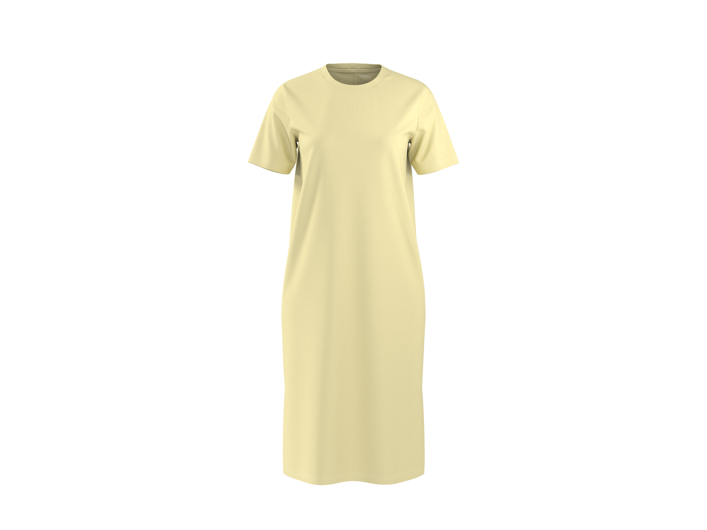 ESMARA® Dámske midišaty (žltá, XS (32/34))