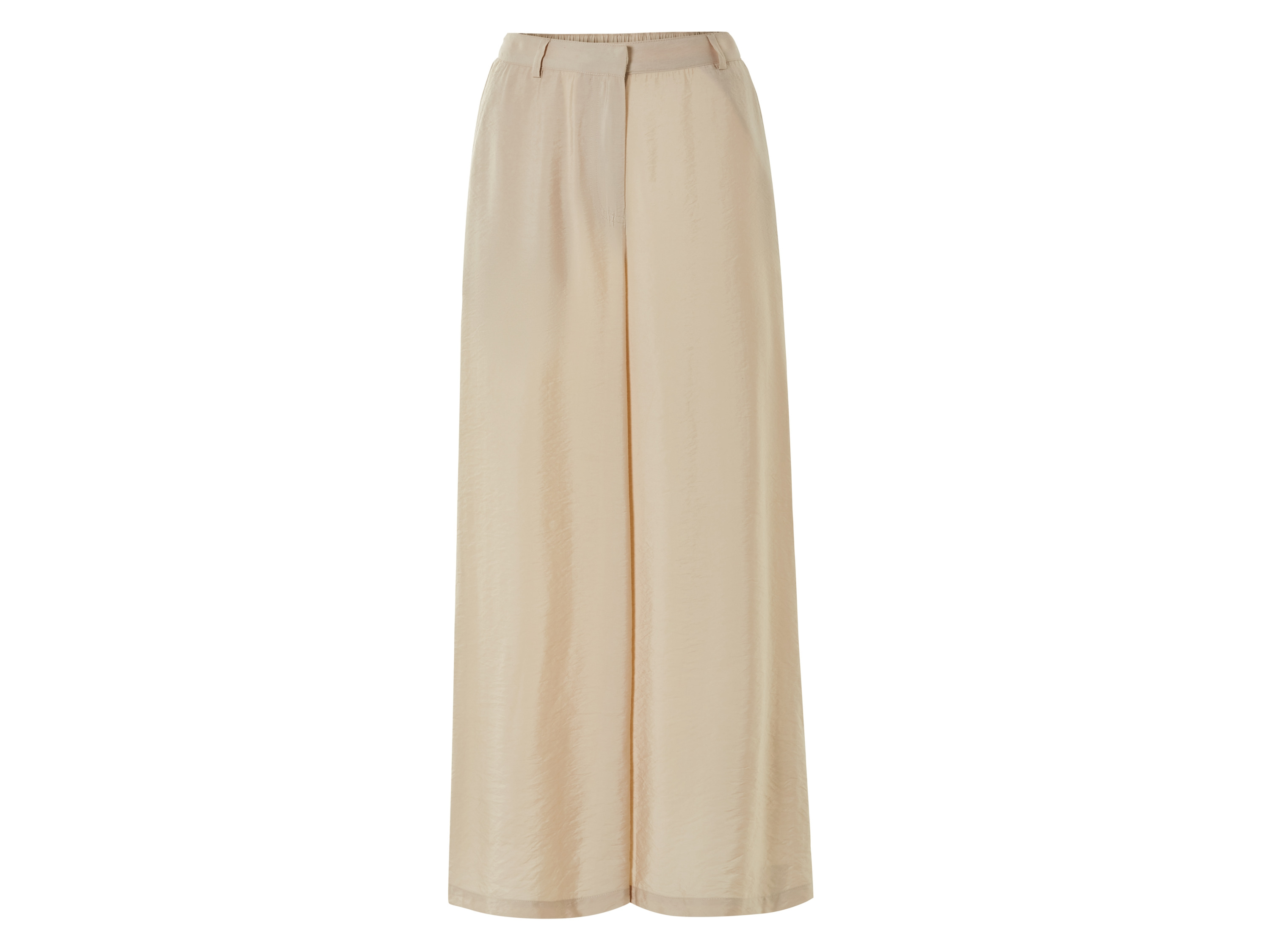 esmara® Dámske široké nohavice Wide Leg (béžová, 46)
