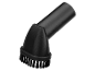 Čierny nástavec na vysávač so štetcom.