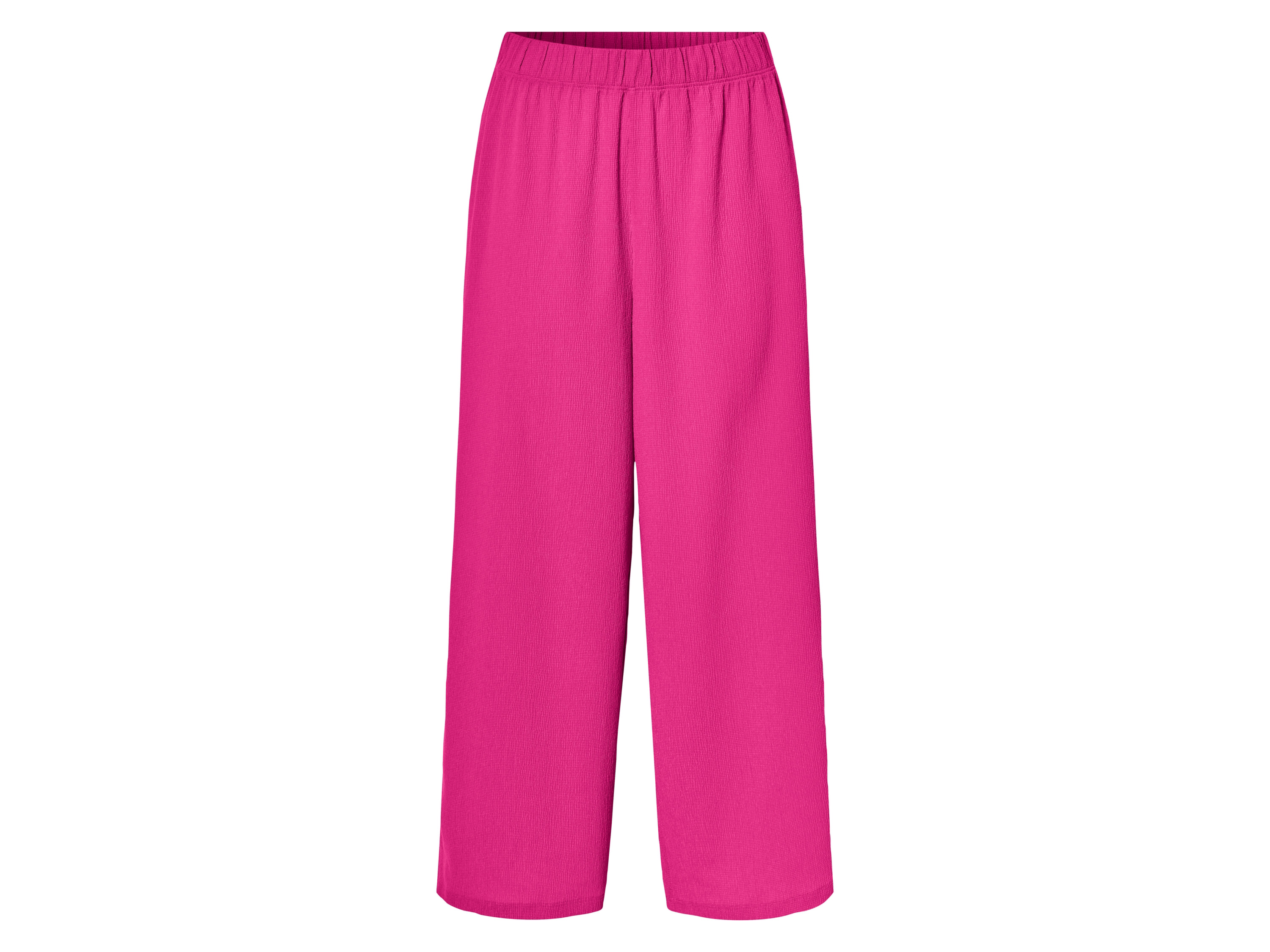 esmara® Dámske nohavice „Wide Leg“ (ružová, S (36/38))