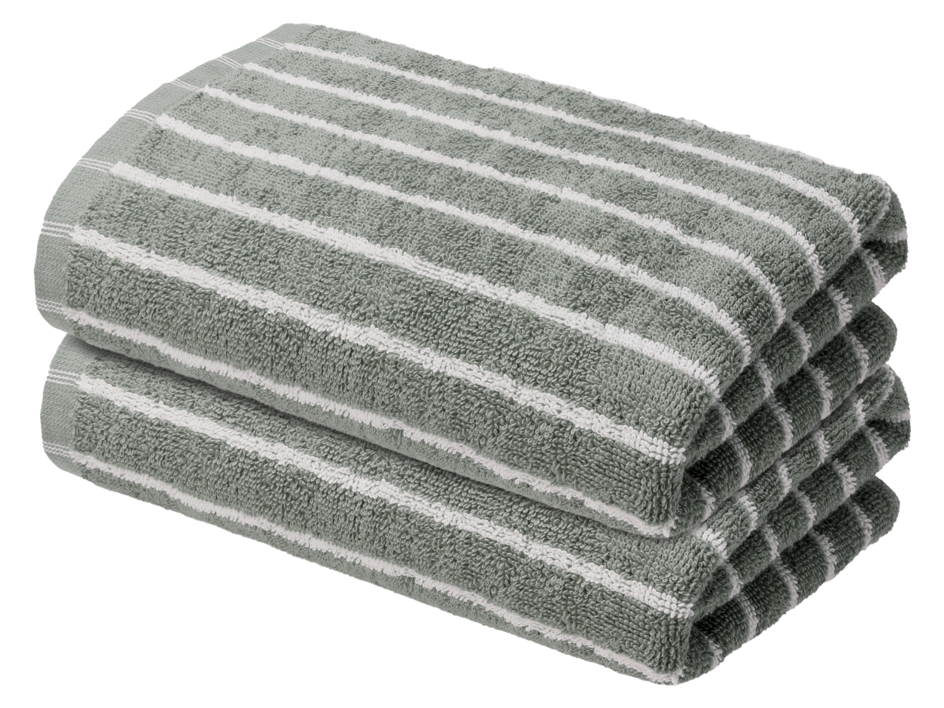 LIVARNO® Froté uterák, 50 x 100 cm, 2 kusy (zelená)