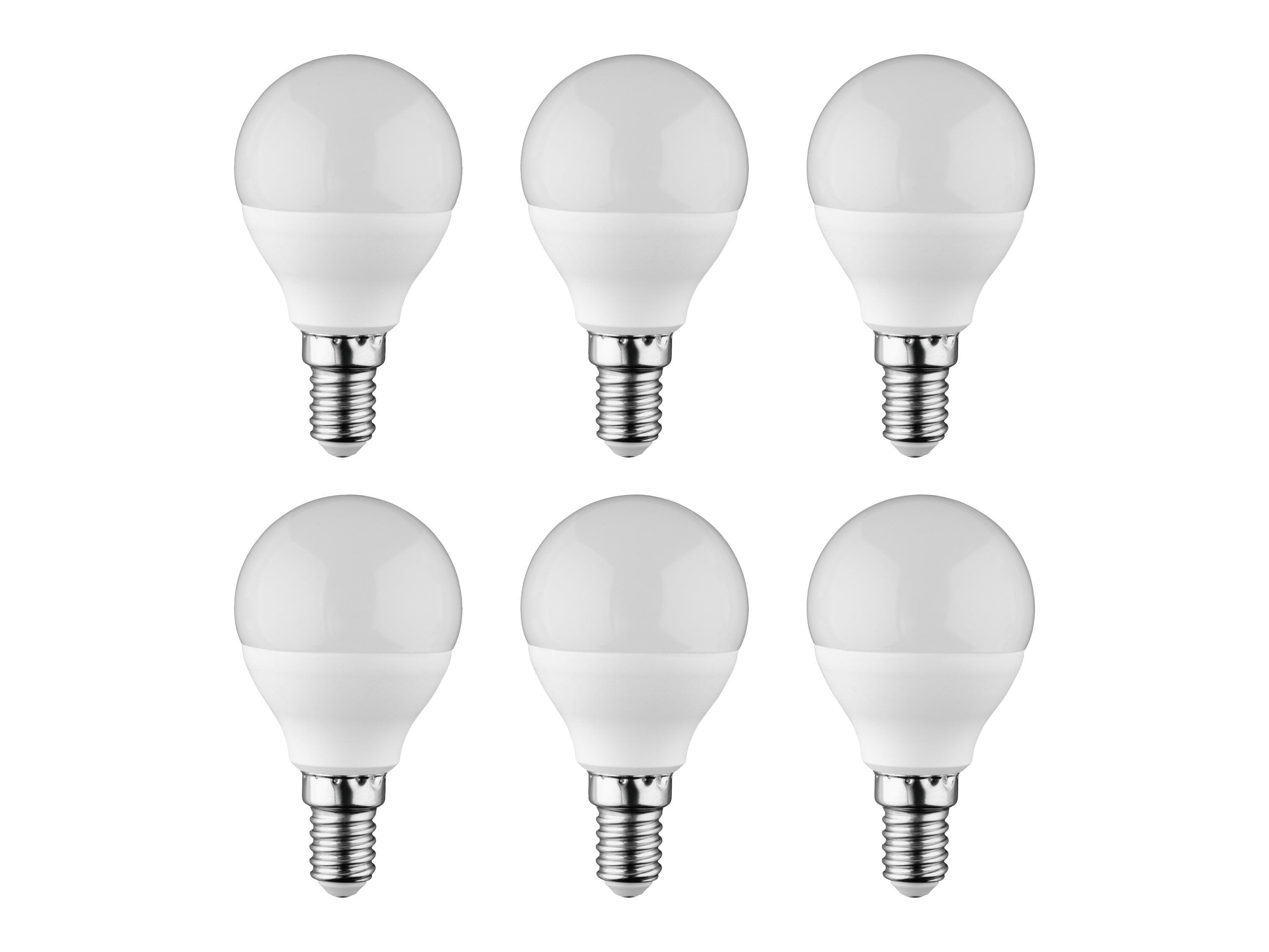 LIVARNO home LED žiarovky, 6 kusov (E14 guľa)