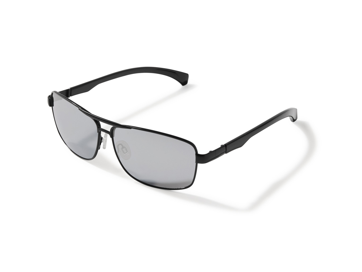 esmara® Dámske/pánske slnečné okuliare Premium (SP-956 - čierna/strieborná)