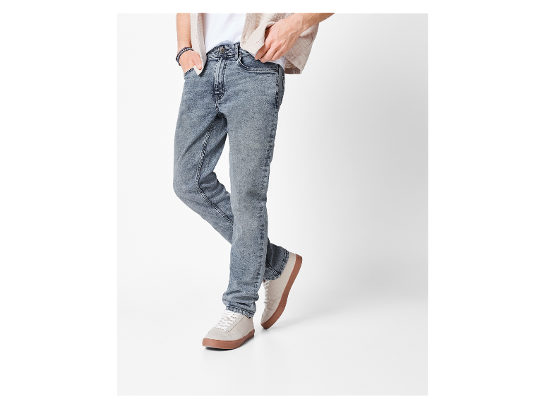 esmara Men Pánske rifle Slim Fit (modrá, 54 (38/32))