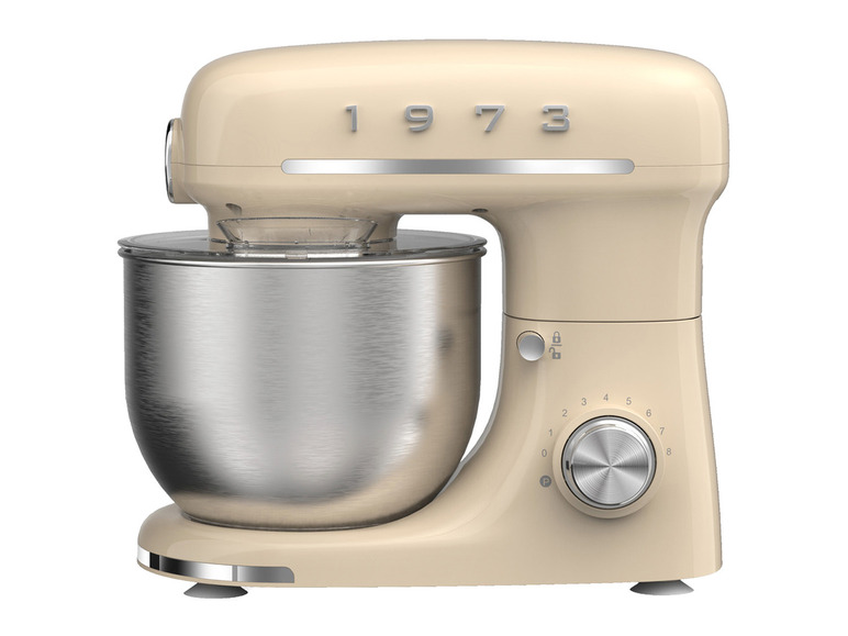SILVERCREST® KITCHEN TOOLS Kuchynský robot Retro 1973 SKML 600 A1, krémový