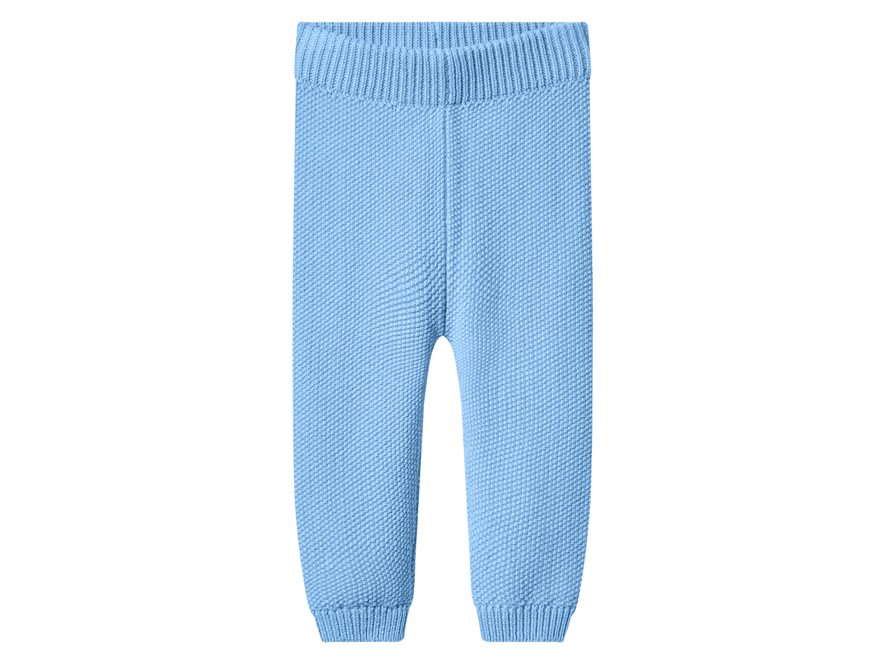 lupilu® Detské pletené nohavice pre bábätká (modrá, 86/92)