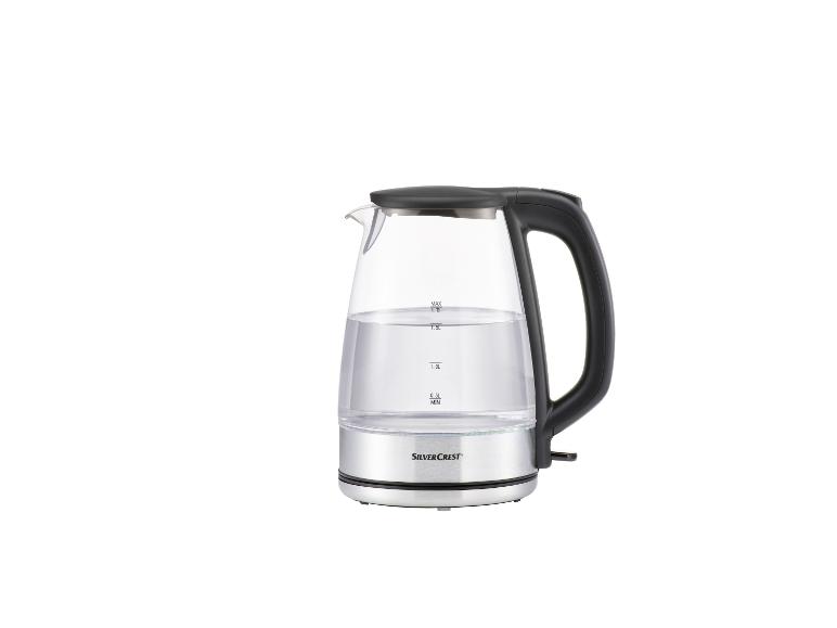 SILVERCREST® KITCHEN TOOLS Sklenená rýchlovarná kanvica, 1,7 l