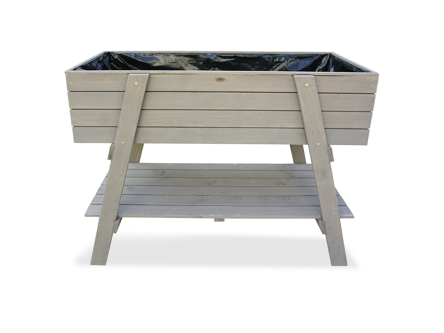 HABAU Vyvýšený záhon Alina, 115 x 45 x 89,5 cm, sivý