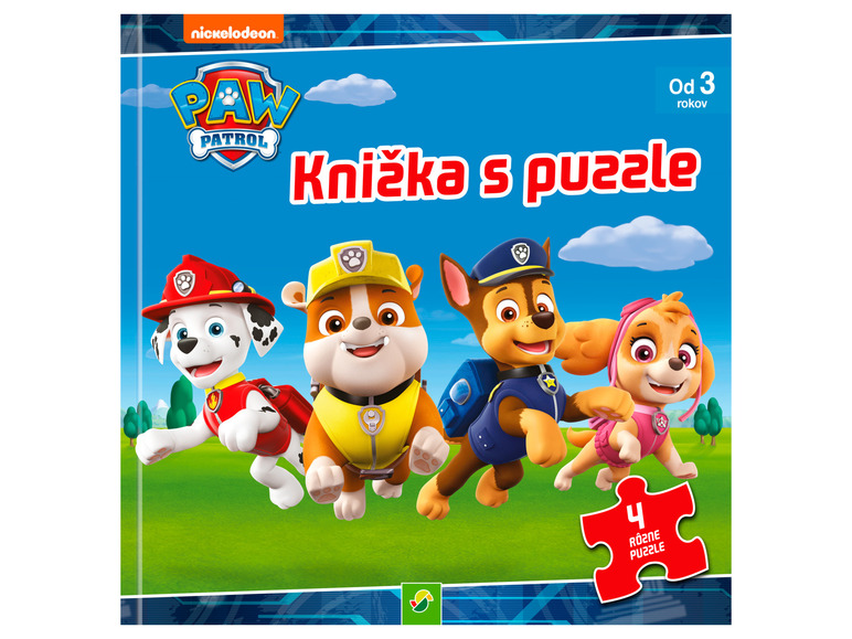 E-shop Detská knižka s puzzle (Labková patrola)