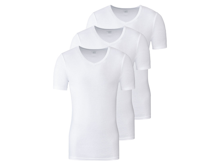 Prejsť na zobrazenie na celú obrazovku: LIVERGY Pánske bavlnené spodné tričko, 3 kusy – obrázok 2