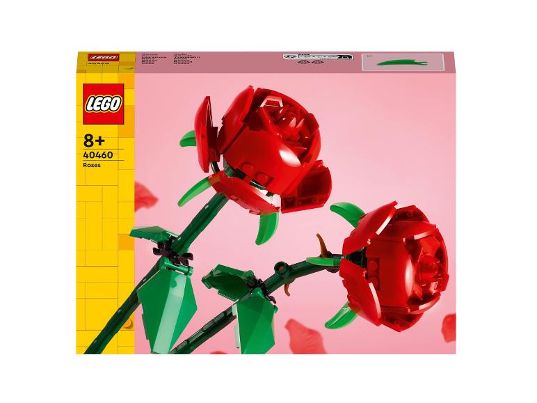 Sada Lego s dvoma červenými ružami.