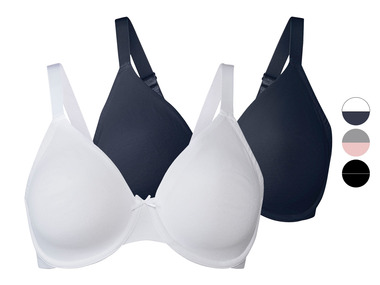 esmara® Dámske podprsenka XXL, 2 kusy