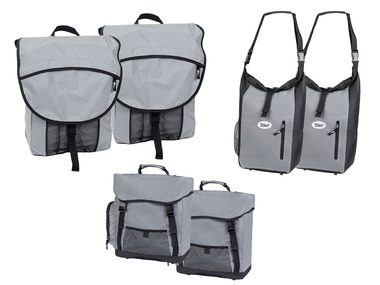 CRIVIT® Reflexná batožinová taška na bicykel, 2 kusy