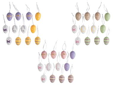 LIVARNO® Dekoratívne veľkonočné vajíčka, 12 kusov