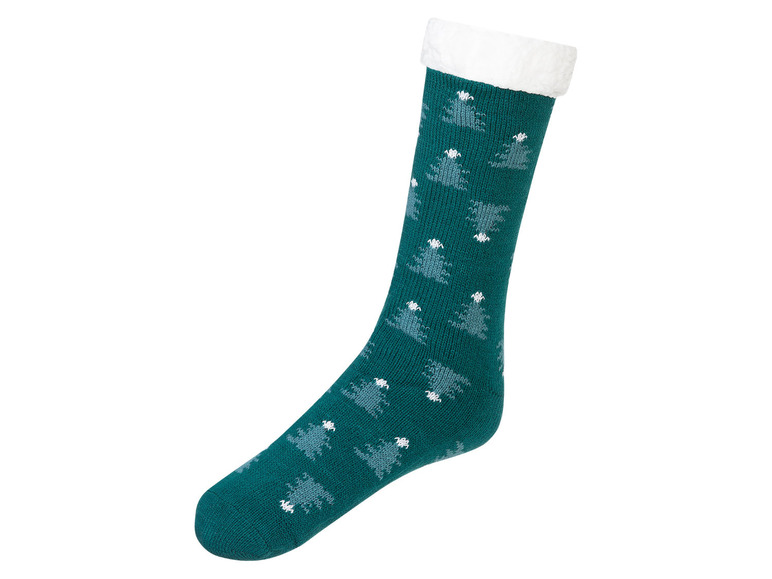Dámske/Pánske vianočné ponožky (35/38, zelená)