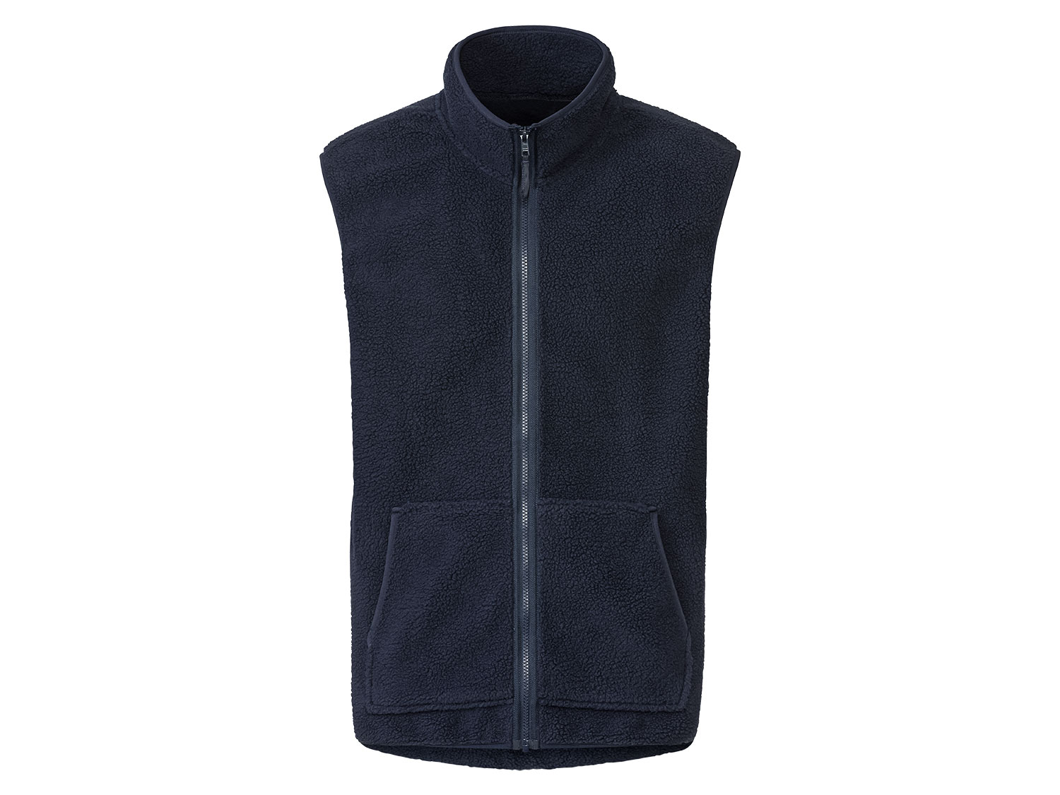 E-shop LIVERGY® Pánska plyšová vesta (XL (56/58), navy modrá)