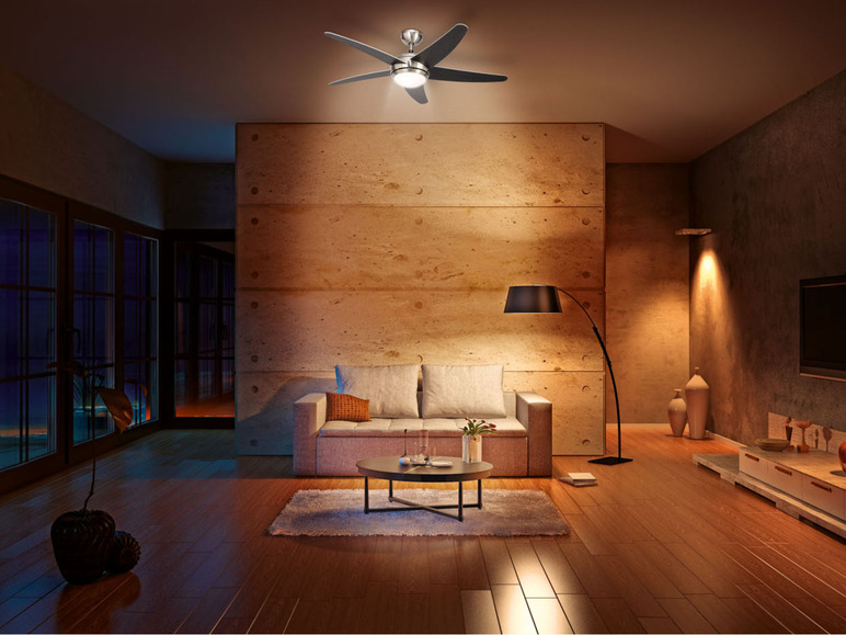 Prejsť na zobrazenie na celú obrazovku: LIVARNO home Stropný ventilátor s LED svietidlom – obrázok 4