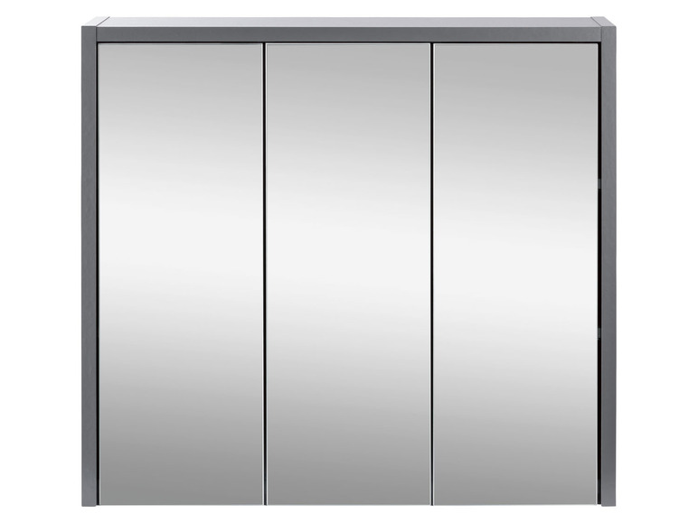 Prejsť na zobrazenie na celú obrazovku: LIVARNO home Zrkadlová skrinka Oslo, 65 x 60 cm, antracitová – obrázok 1