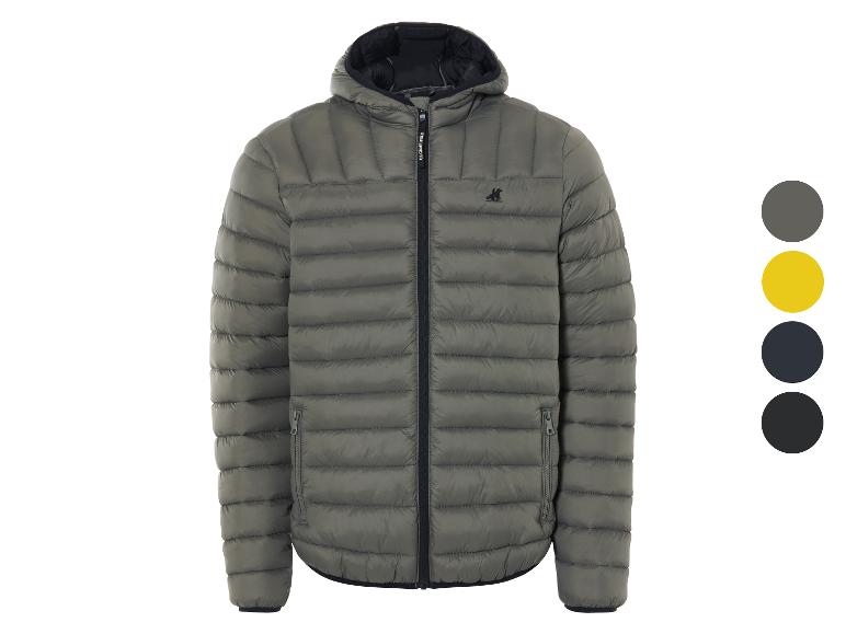 Zelená prešívaná bunda s kapucňou od US Polo Assn.