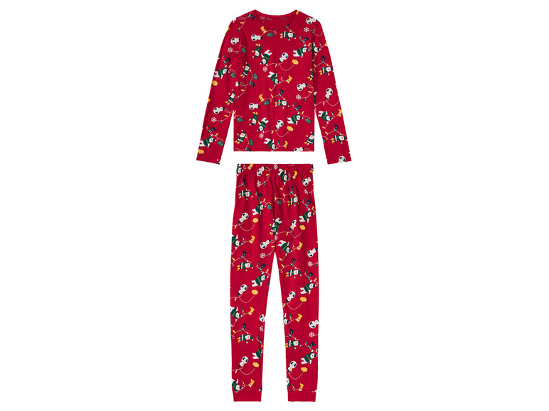 E-shop pepperts!® Dievčenské vianočné pyžamo (134/140, červená)