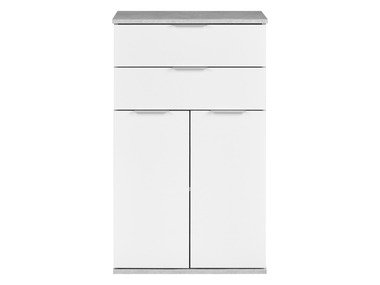 LIVARNO home Komoda, biela/betónová