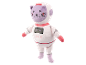 Plyšová hračka mačka-astronaut.
