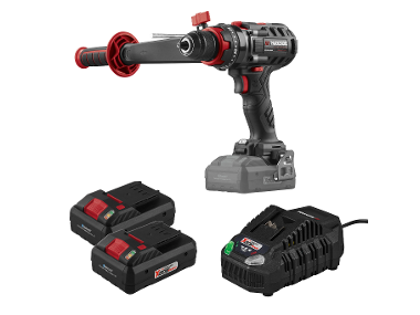 PARKSIDE PERFORMANCE® Aku príklepový vŕtací skrutkovač 20 V + Smart akumulátor 20 V/4 Ah, 2 kusy + Rýchlonabíjačka akumulátora 20 V/4,5 A