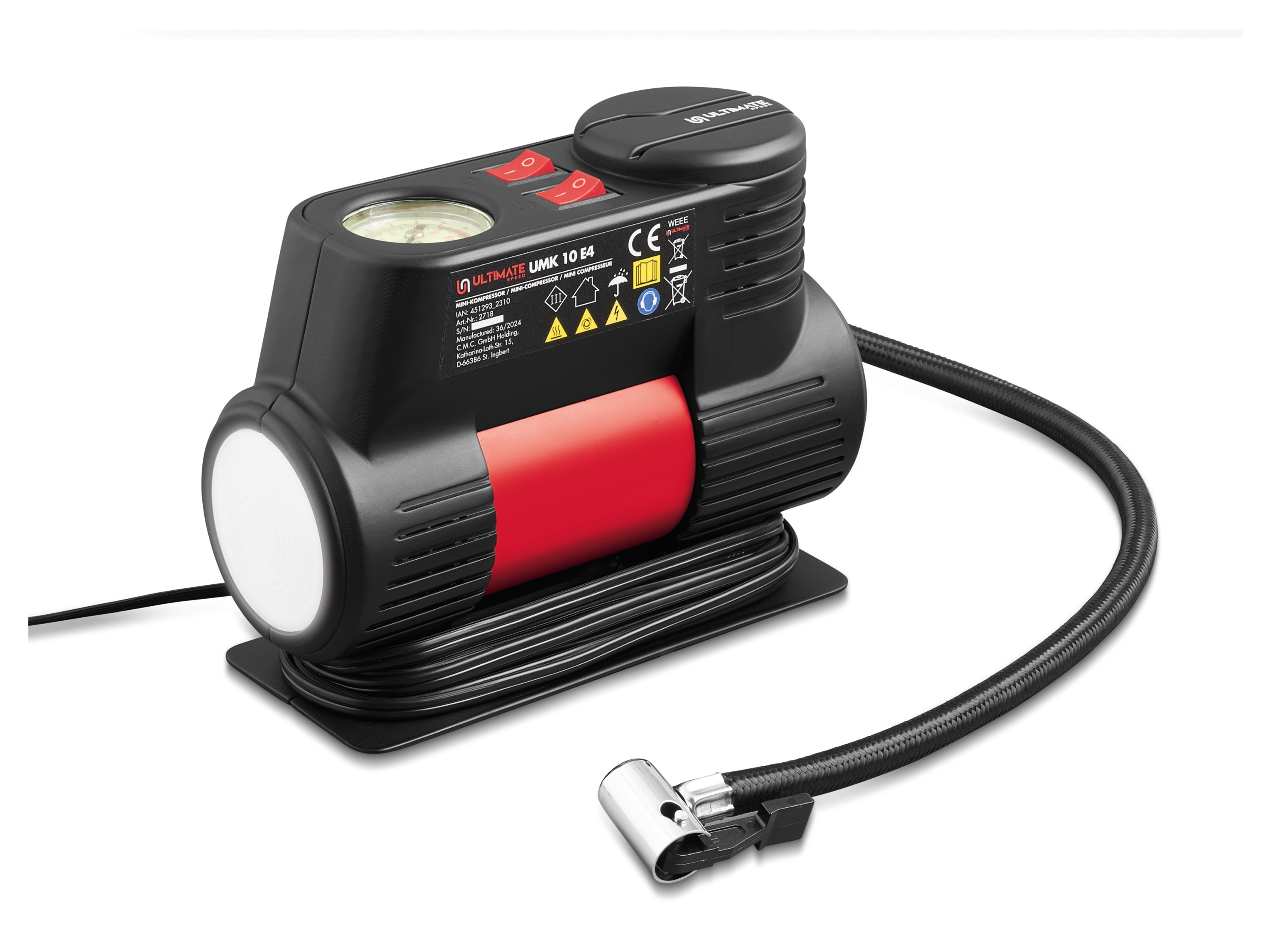 ULTIMATE SPEED® Minikompresor UMK 10 E4