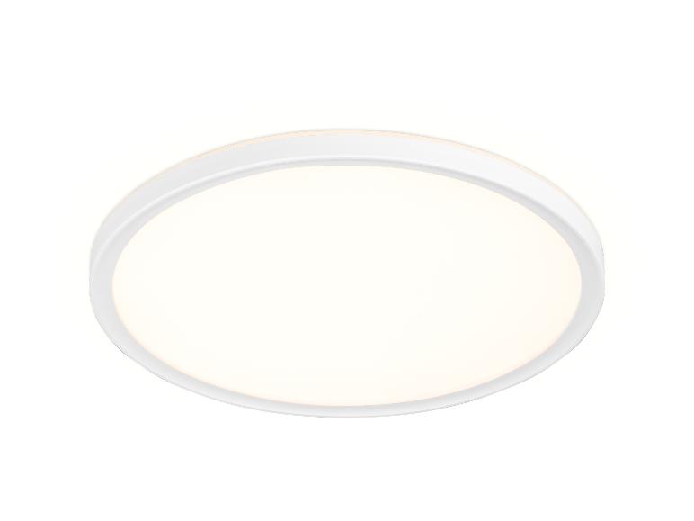 Okrúhle biele LED stropné svietidlo s teplým svetlom