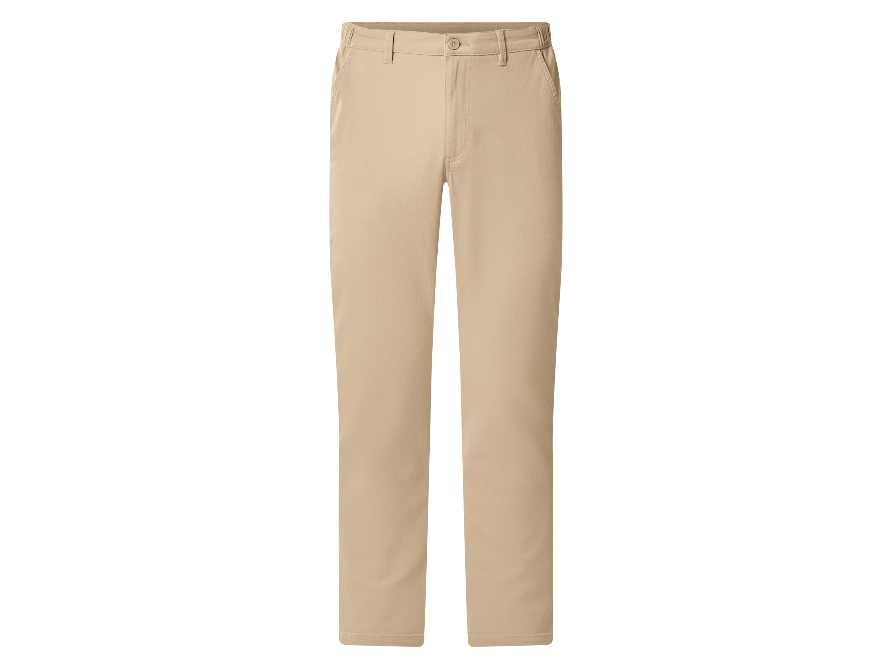 esmara Men Pánske chino nohavice „Slim Fit" (béžová, S (44/46))