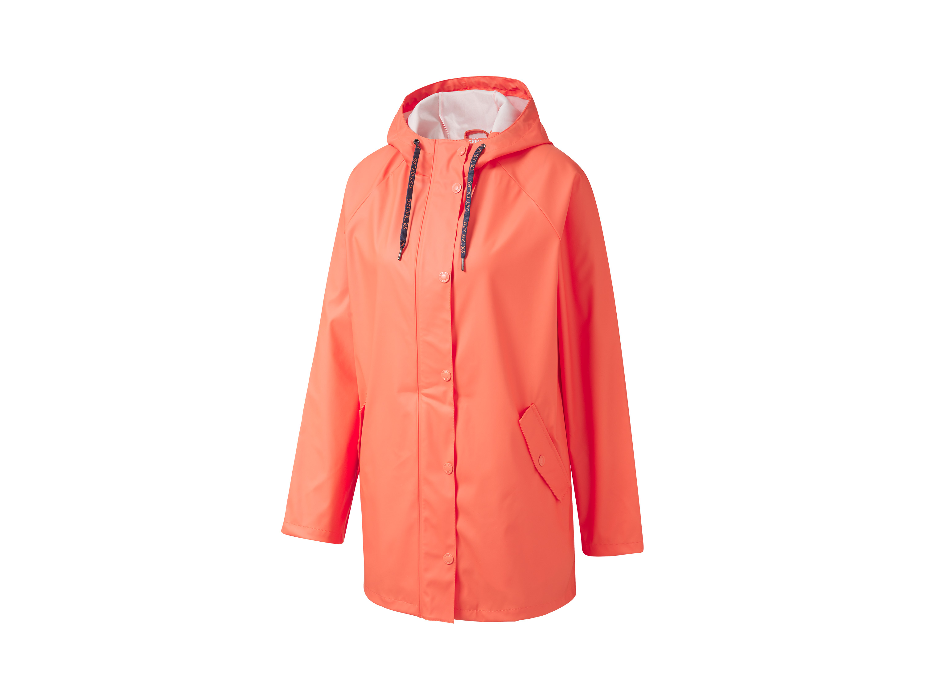 CRIVIT Dámska nepromokavá parka (oranžová, S (36/38))