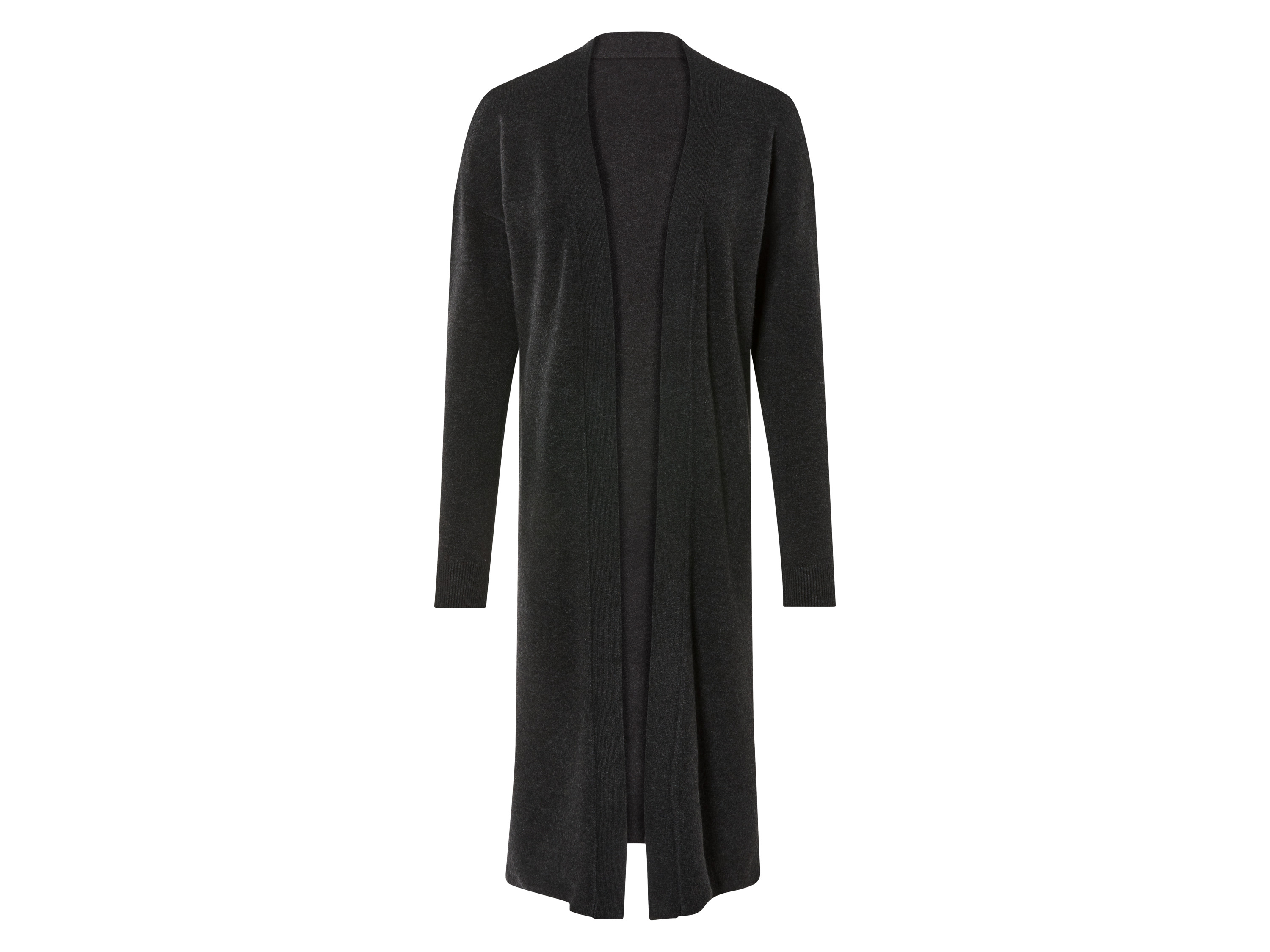 esmara® Dámsky dlhý kardigán (čierna, XS (32/34))