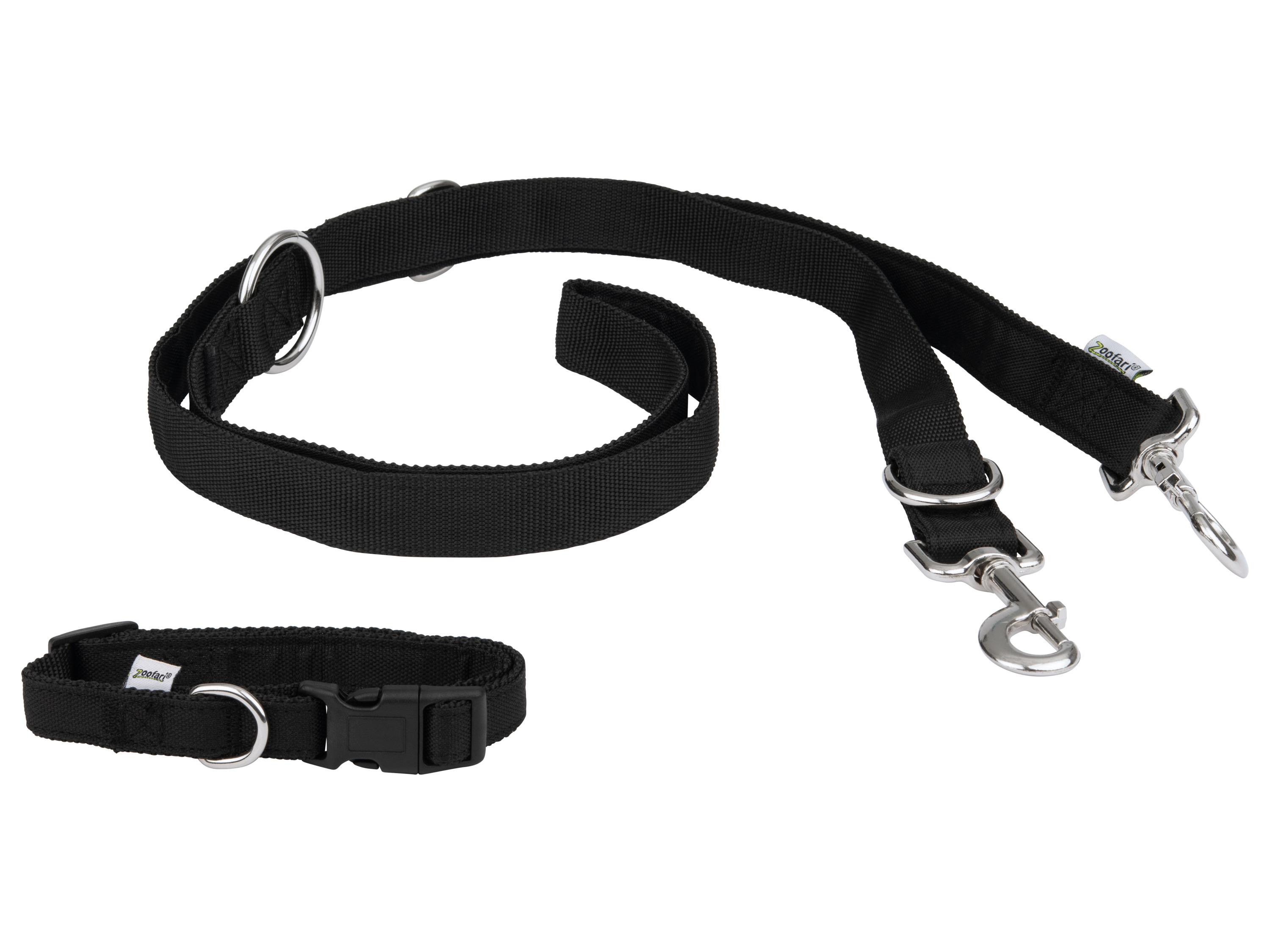 zoofari® Psí obojok s vôdzkou/Stopovacia vôdzka (obojok S s vôdzkou)
