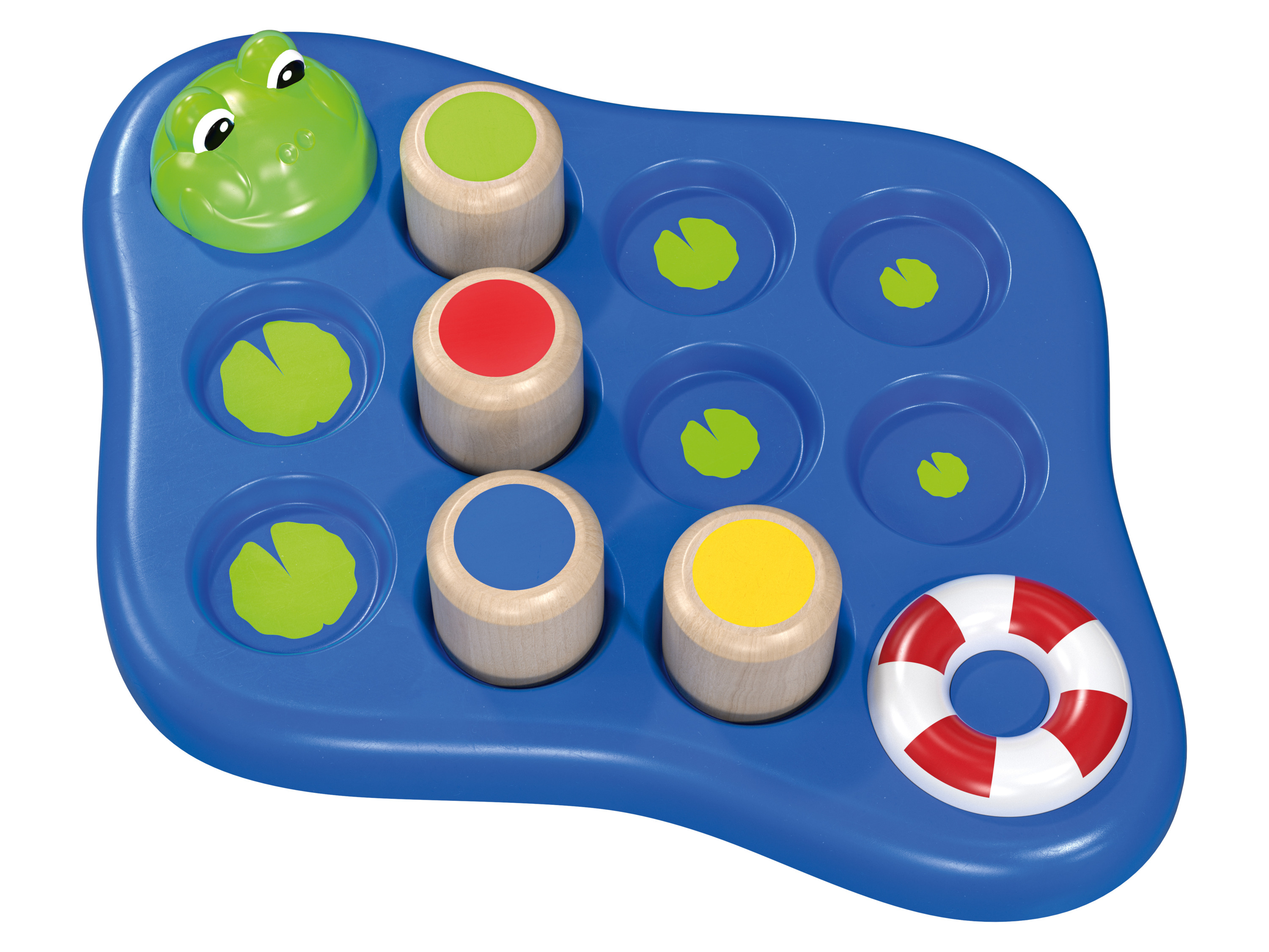 Playtive Drevená motorická hračka (žaba vydávajúca zvuky)