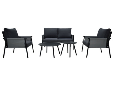 Quadrato Outdoor Sedacia súprava Textilen, 5-dielna