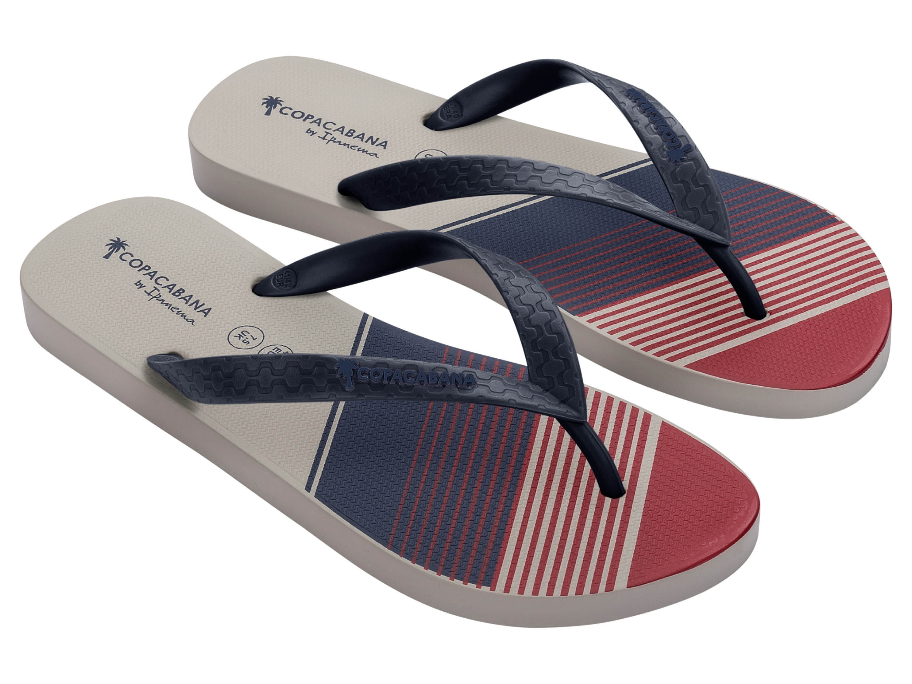 Copacabana by Ipanema Dámske/Pánske žabky (červená/modrá/biela, 45,5)