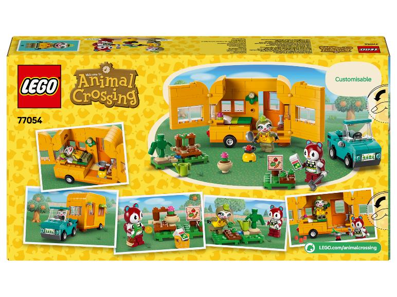 Súprava LEGO Animal Crossing 77054 s karavanom a záhradou.