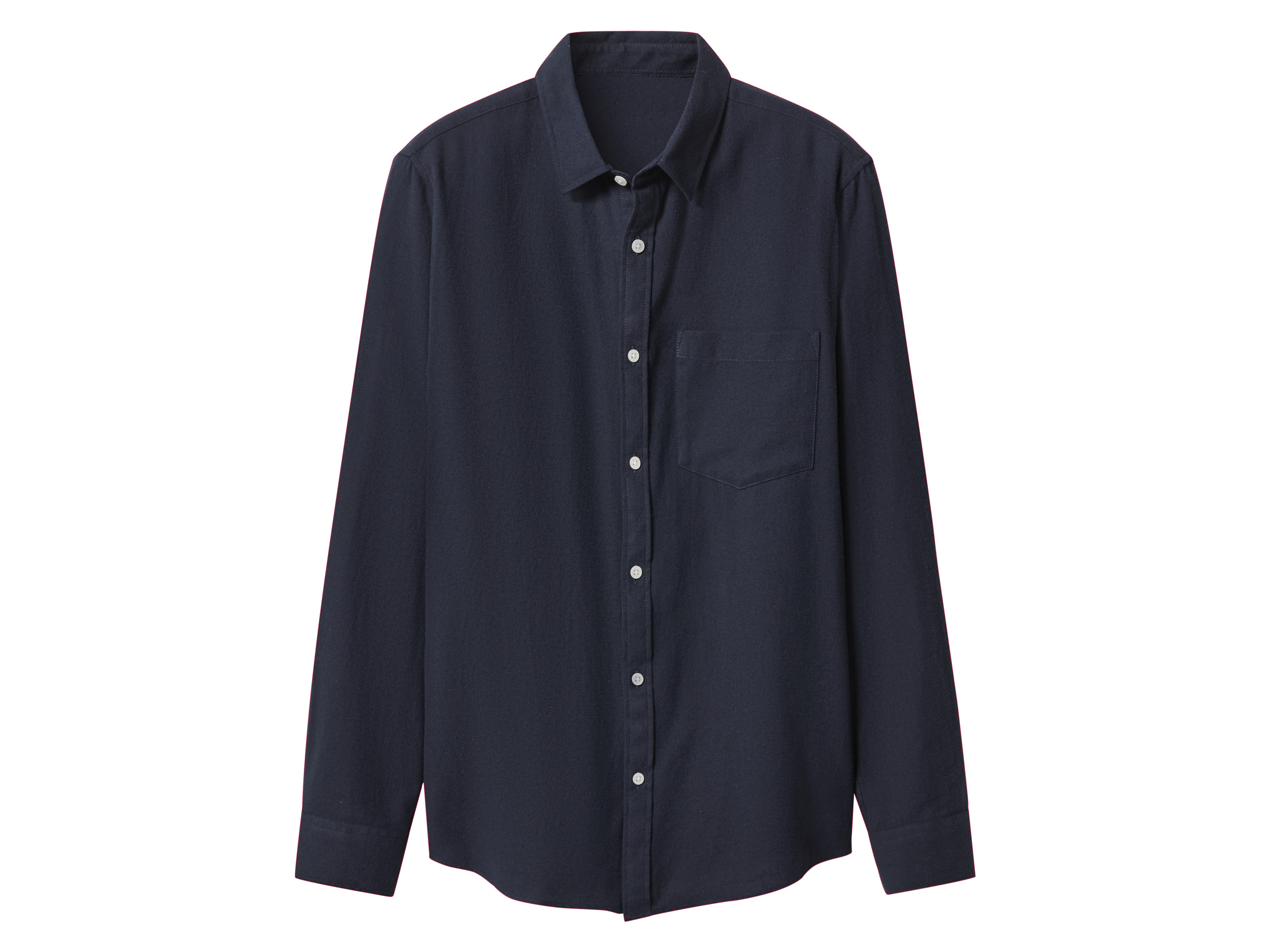 esmara Men Pánska flanelová košeľa (navy modrá, XL (43/44))