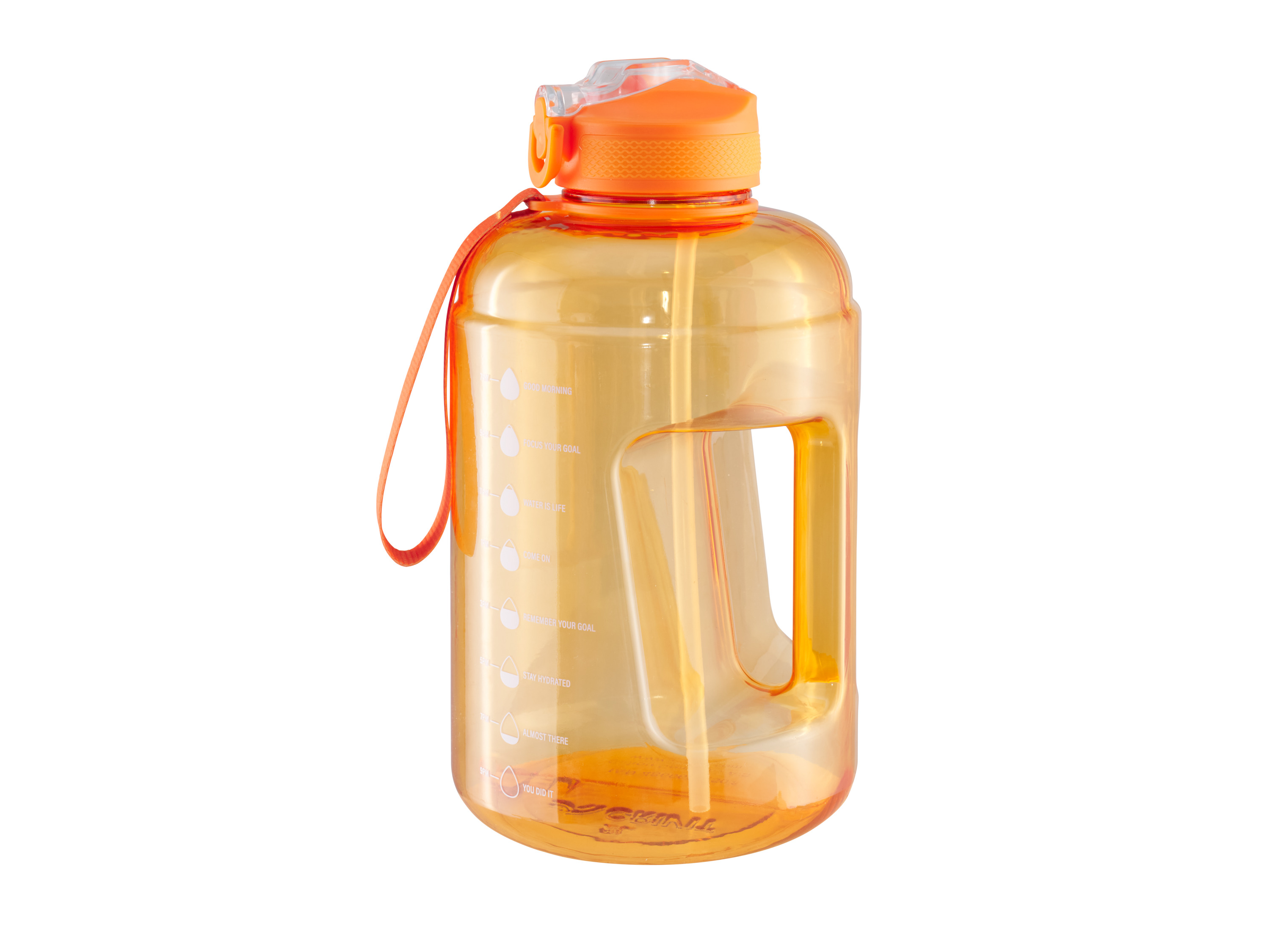 CRIVIT Fľaša na pitie, 2 l (oranžová)