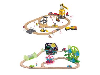 Playtive Železničná súprava stavenisko/oddychový park