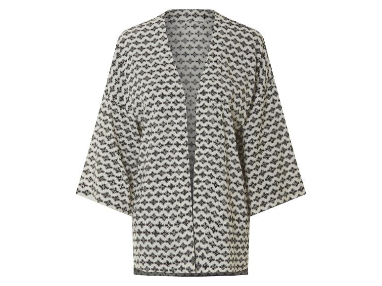 esmara® Dámske kimono (biela/čierna, S (36/38))