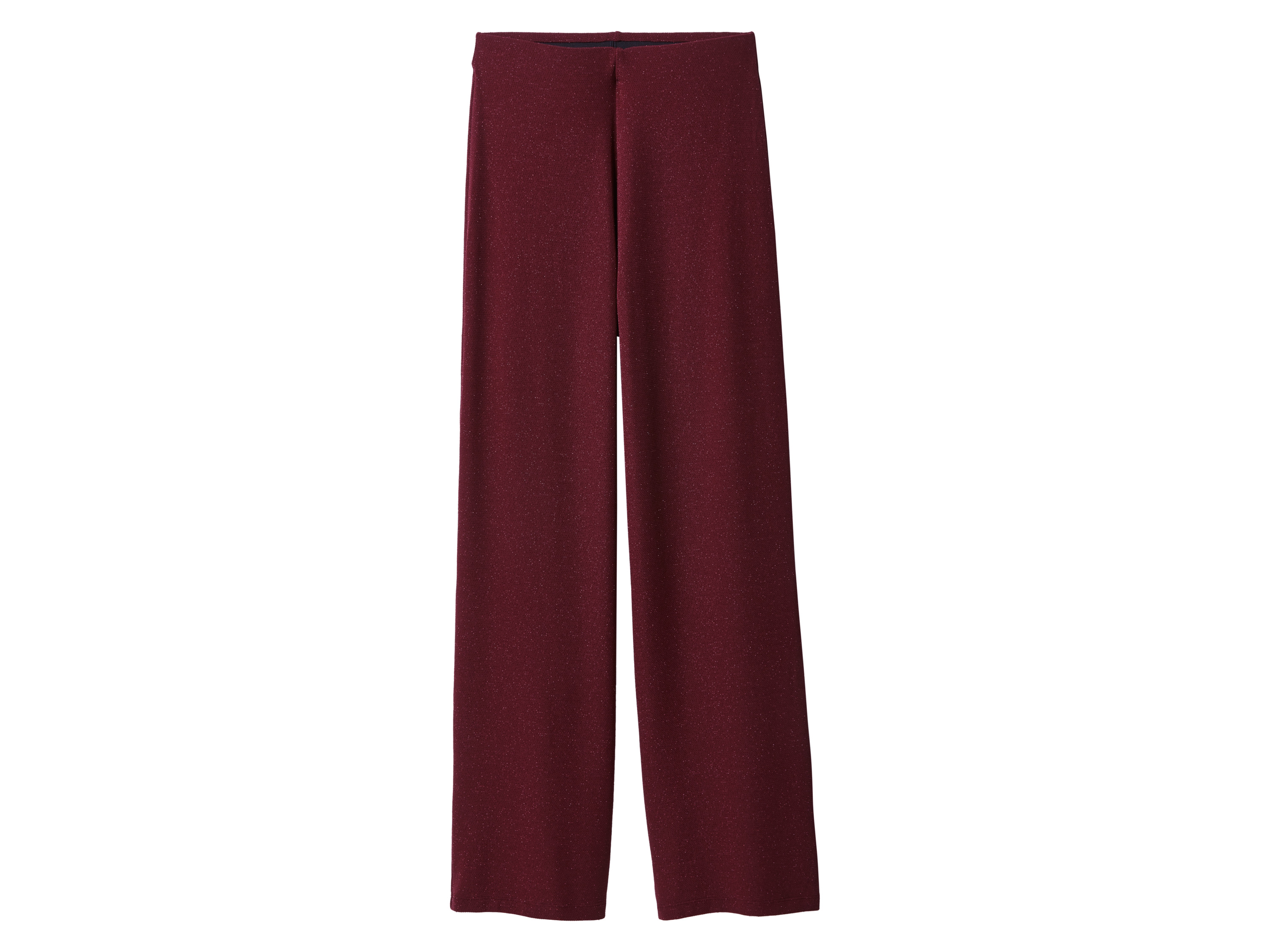 esmara® Dámske široké nohavice (bordová, S (36/38))