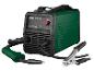 Zváračka Parkside PIFDS 120 B2 v zelenej a čiernej farbe s káblami a svorkou.