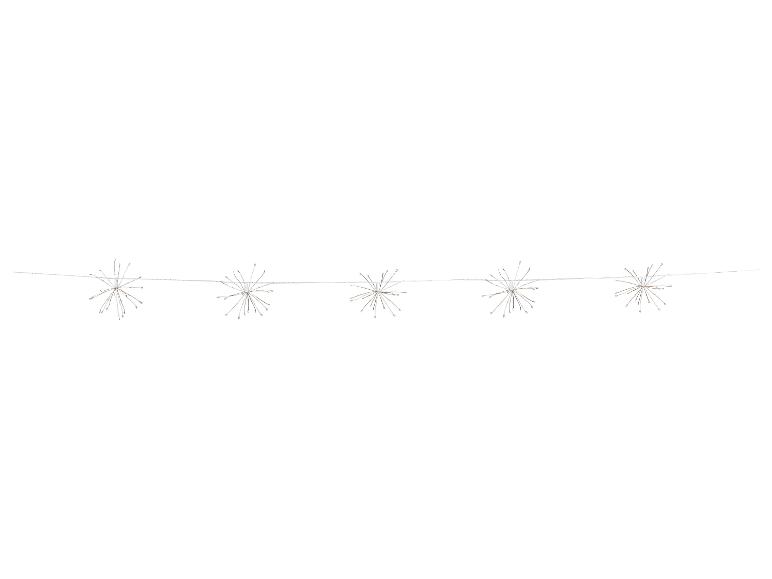 Livarno home Svetelná LED reťaz, 200 LED (5x púpava, studená biela)