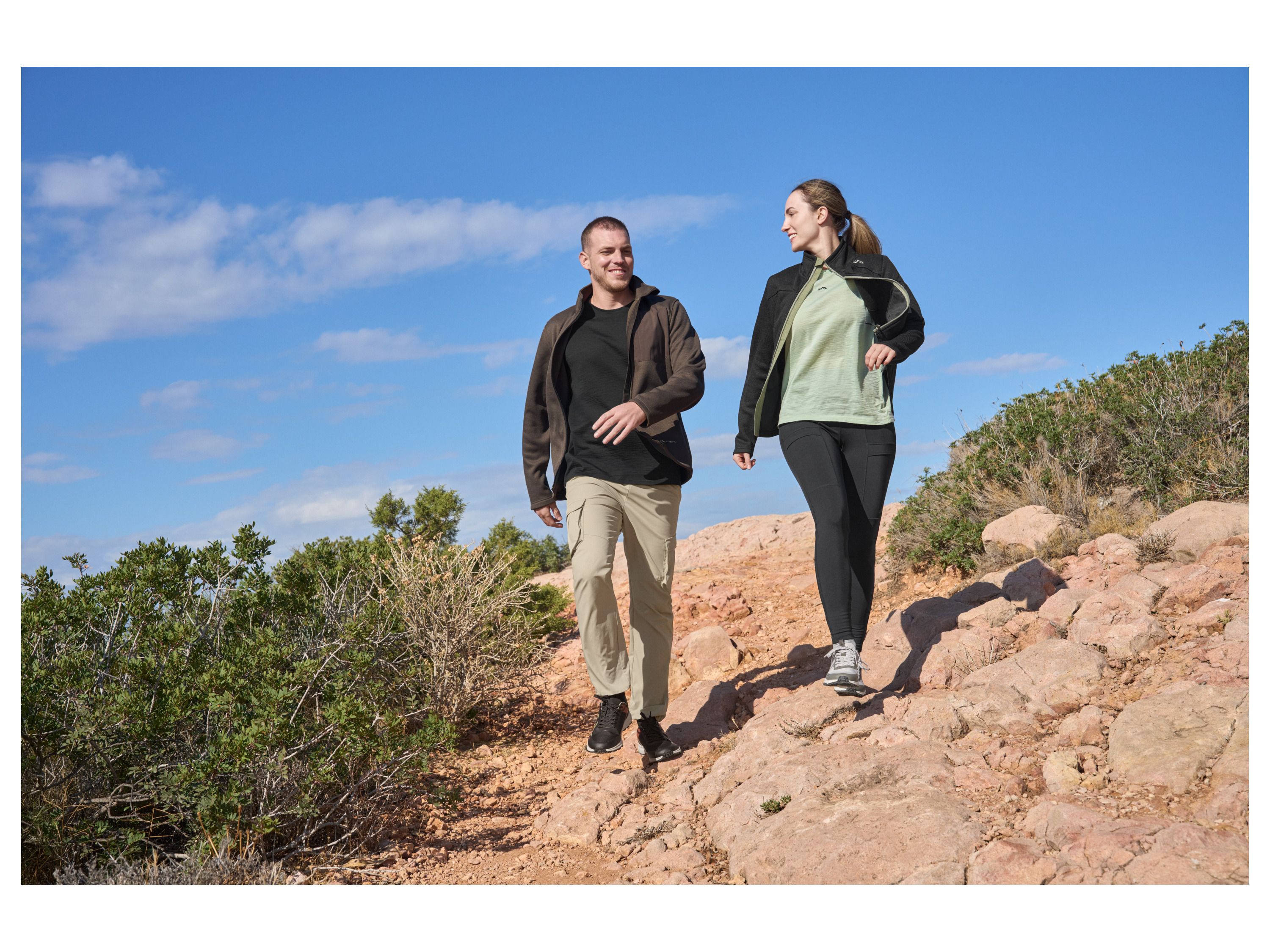 CRIVIT Pánska pletená flísová bunda - 4