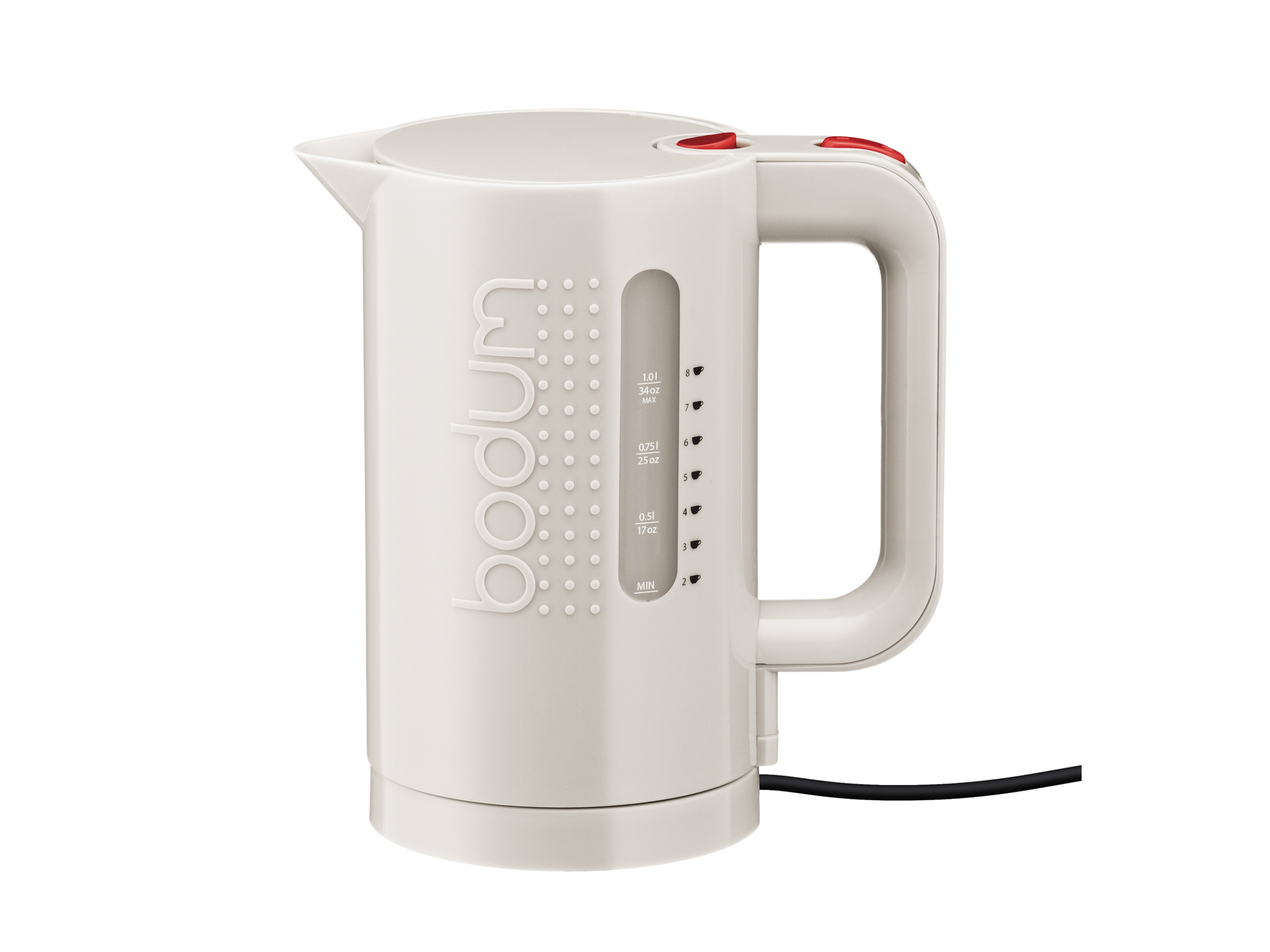 BODUM Rýchlovarná kanvica Bistro 11452-01 / 11452-913 (krémovobiela)