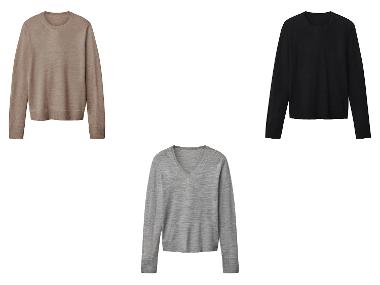 esmara® Dámsky merino pulóver Premium