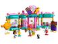 Súprava LEGO Friends s obchodom so sladkosťami, figúrkami a doplnkami.