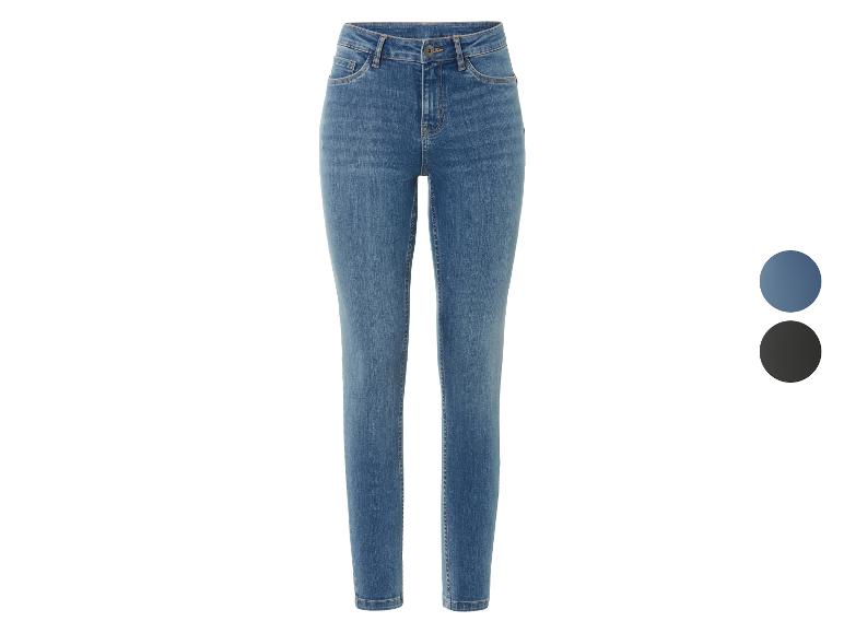 Džínsy pre ženy, tmavomodré, skinny fit.